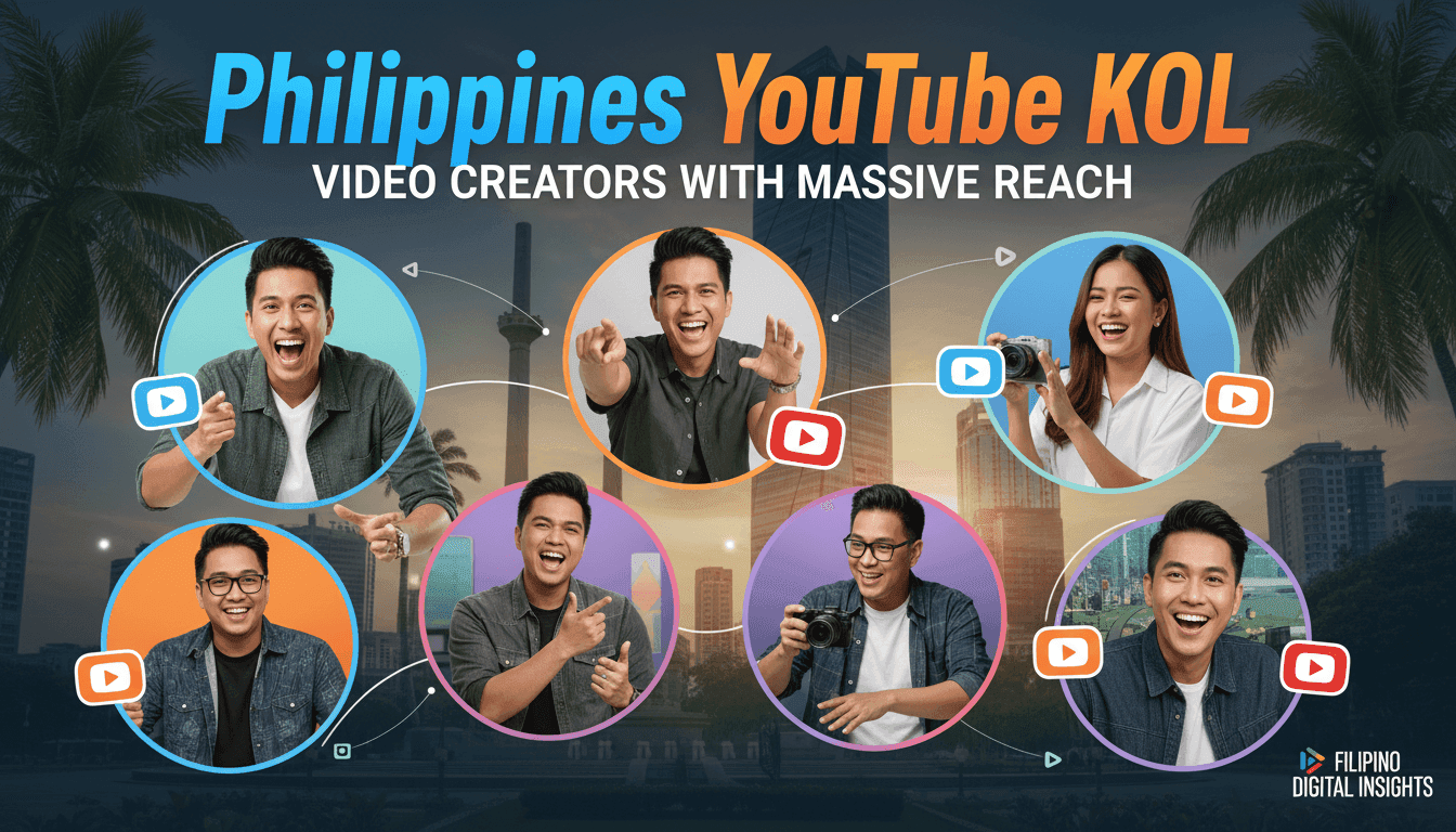 Philippines YouTube KOL: Video Creators with Massive Reach