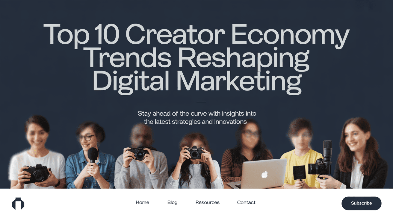 Top 10 Creator Economy Trends Reshaping Digital Marketing