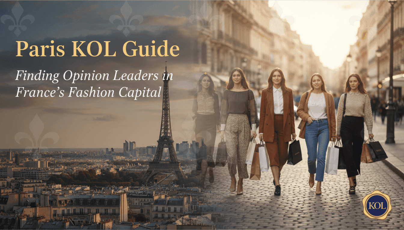 Paris KOL Guide: Finding Opinion Leaders in France's Fashion Capital