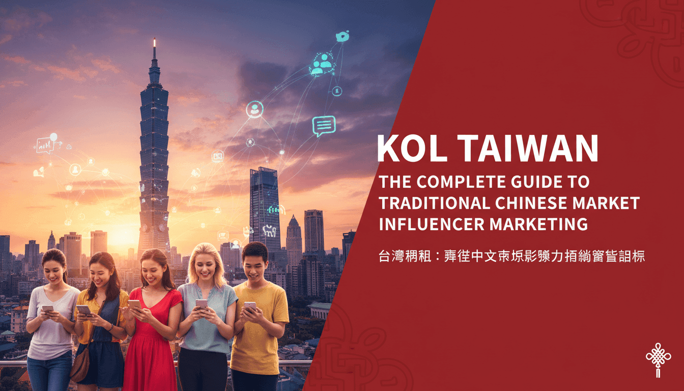 KOL Taiwan: The Complete Guide to Traditional Chinese Market Influencer Marketing