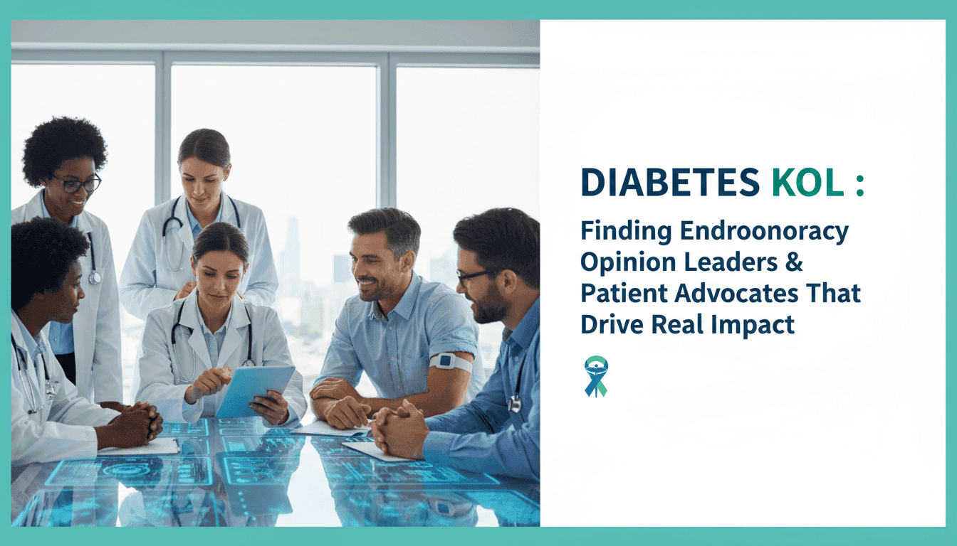 Diabetes KOL: Finding Endocrinology Opinion Leaders & Patient Advocates That Drive Real Impact