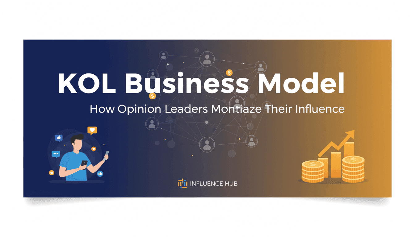 KOL Business Model: How Opinion Leaders Monetize Their Influence