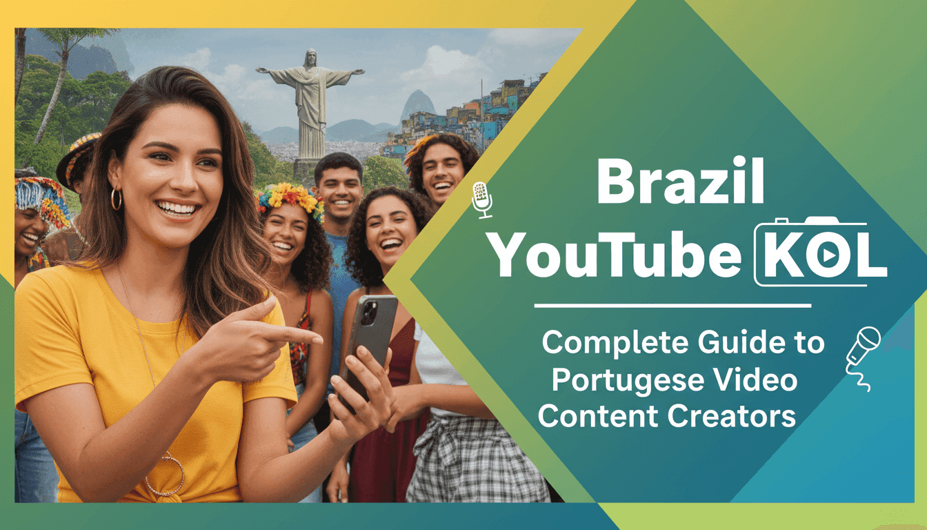 Brazil YouTube KOL: Complete Guide to Portuguese Video Content Creators