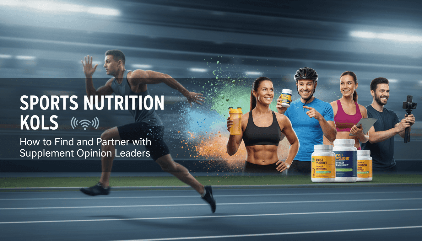 Sports Nutrition KOLs: How to Find and Partner with Supplement Opinion Leaders
