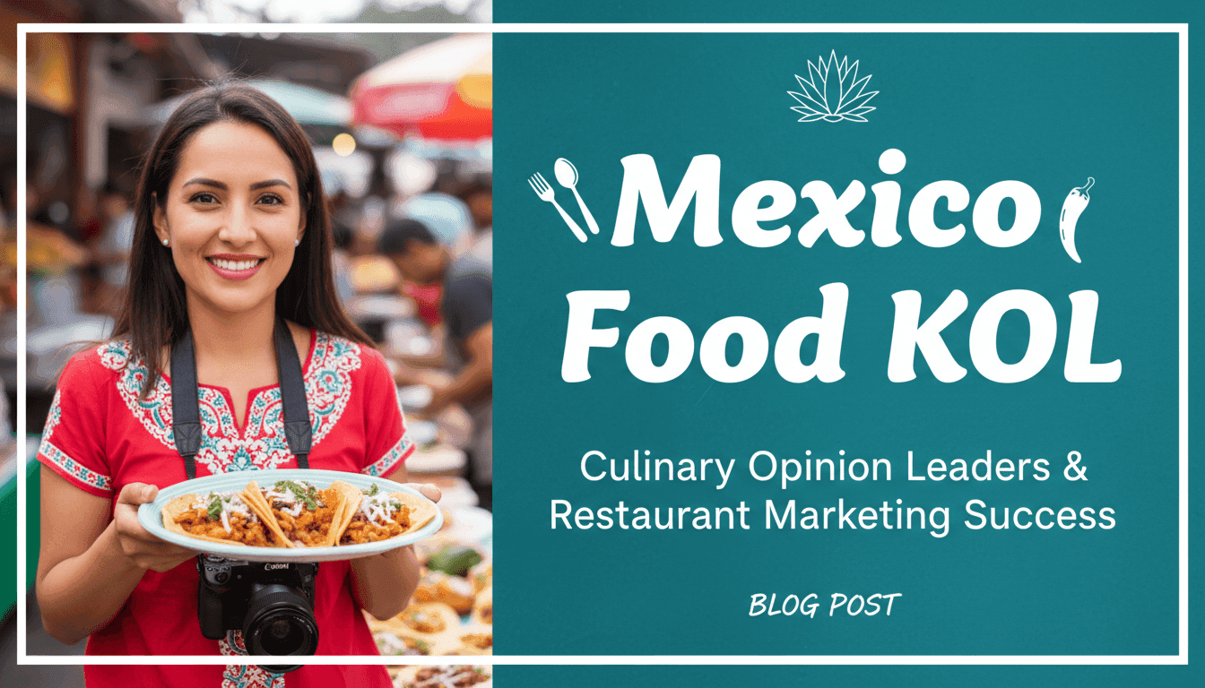 Mexico Food KOL: Culinary Opinion Leaders & Restaurant Marketing Success
