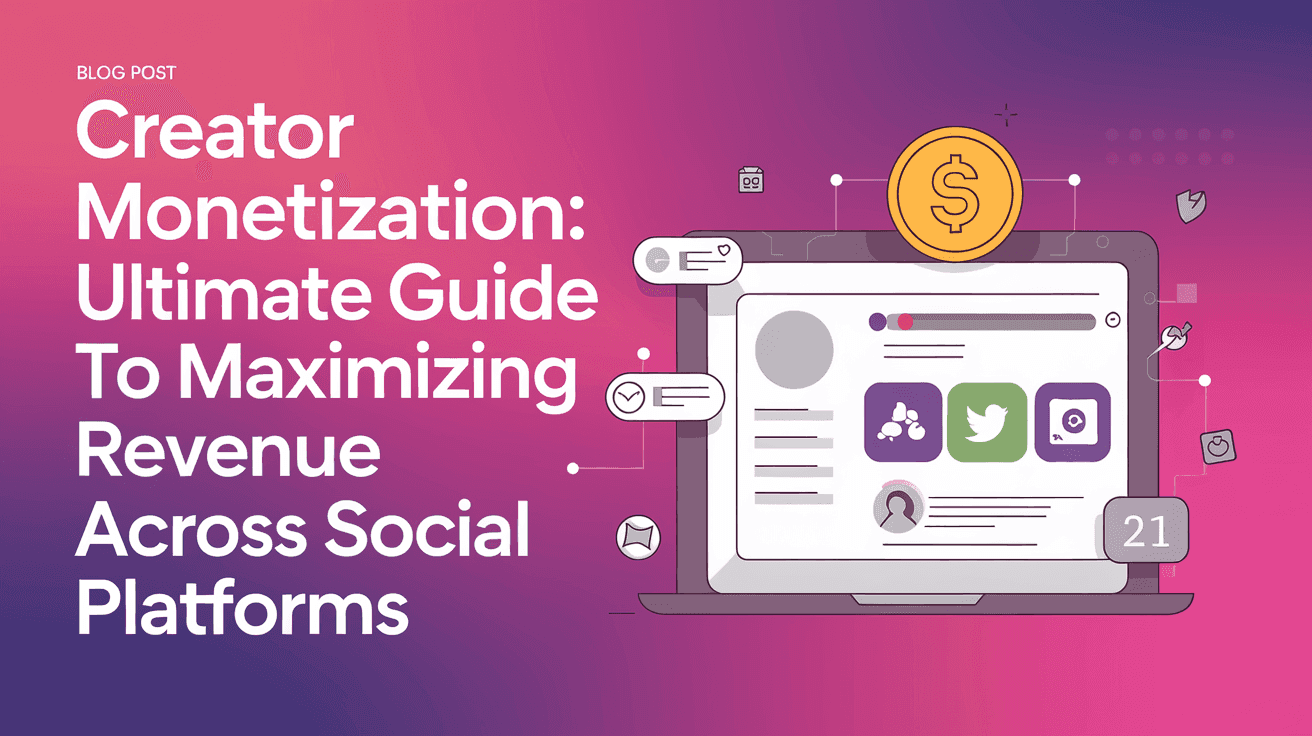 Creator Monetization: Ultimate Guide to Maximizing Revenue Across Social Platforms