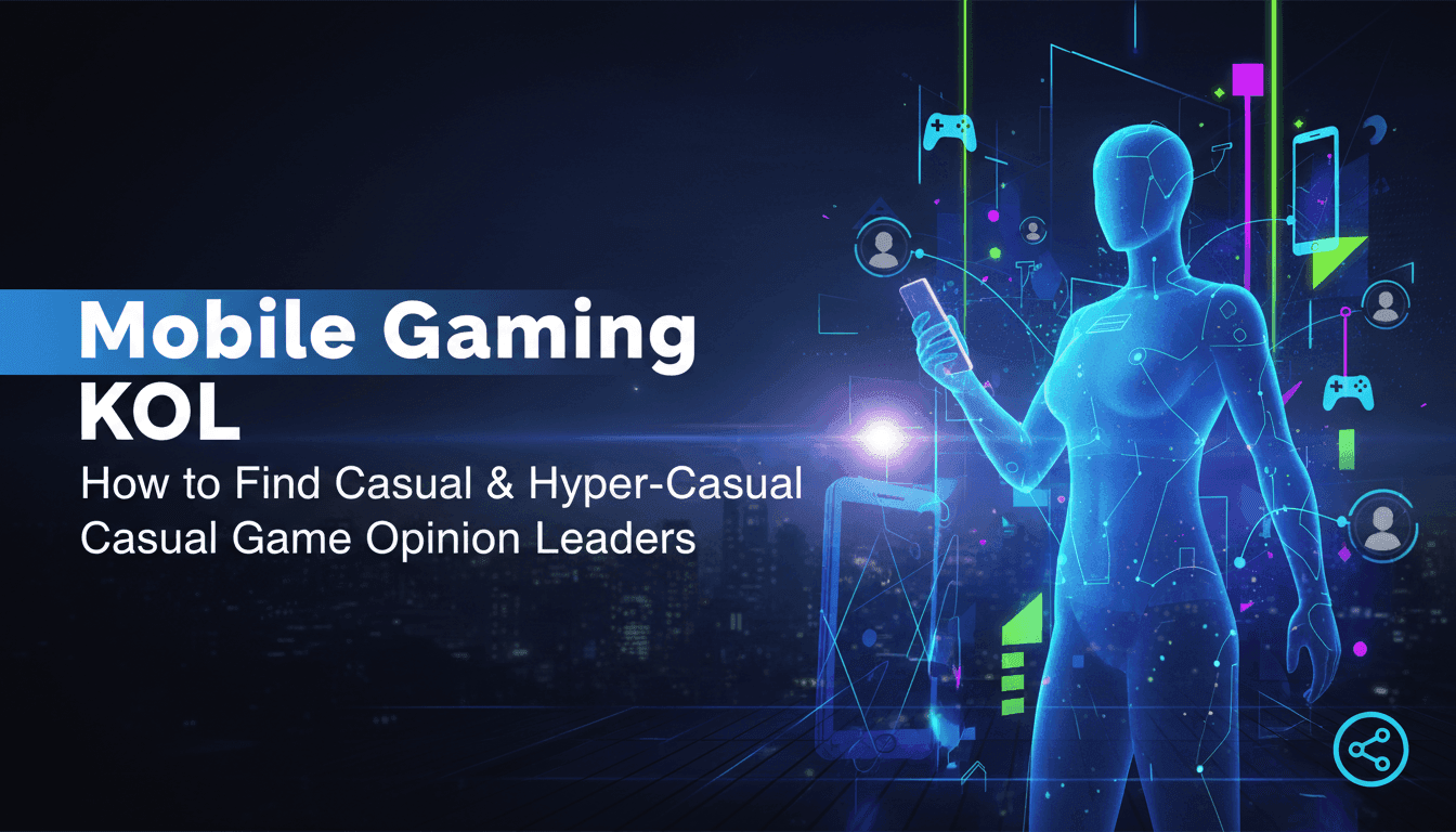 Mobile Gaming KOL: How to Find Casual & Hyper-Casual Game Opinion Leaders