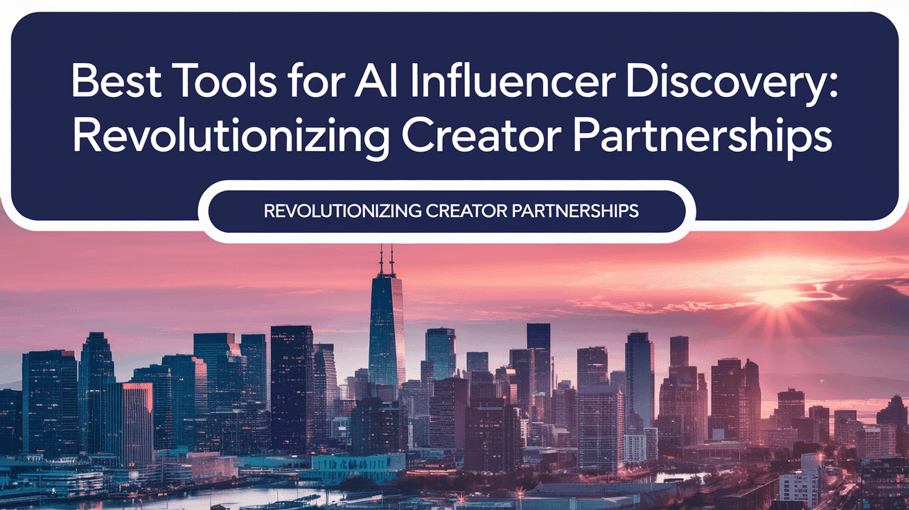 Best Tools for AI Influencer Discovery: Revolutionizing Creator Partnerships