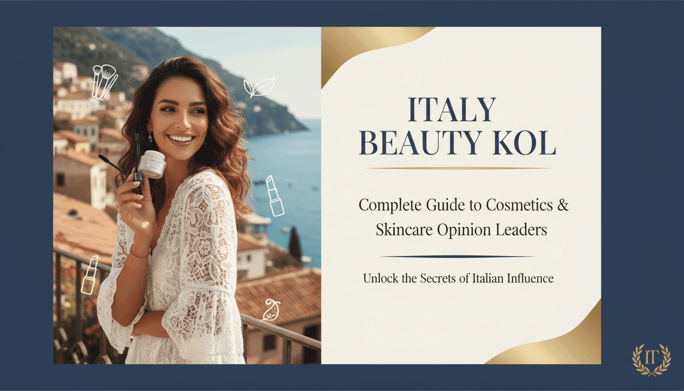 Italy Beauty KOL: Complete Guide to Cosmetics & Skincare Opinion Leaders