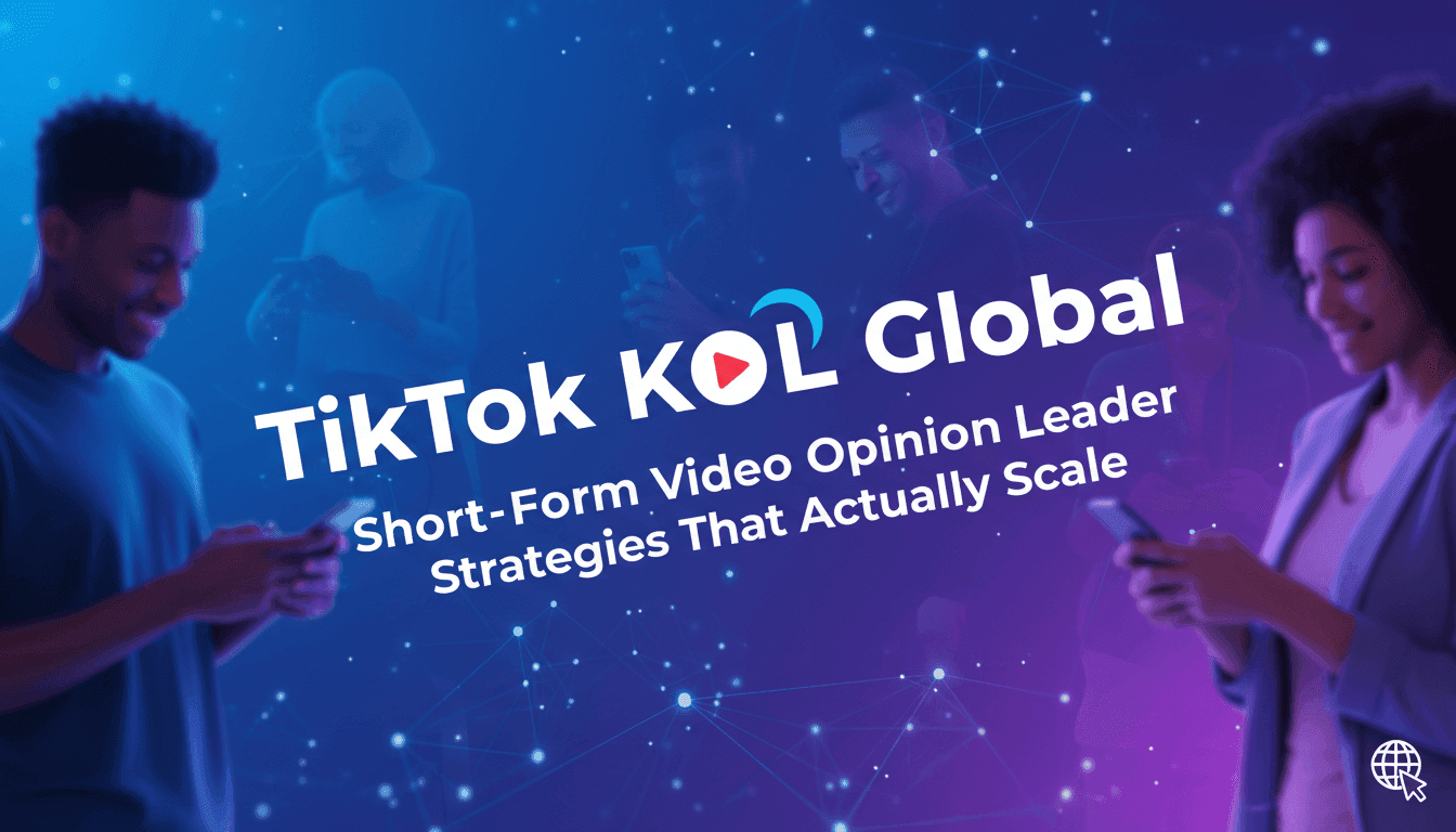 TikTok KOL Global: Short-Form Video Opinion Leader Strategies That Actually Scale