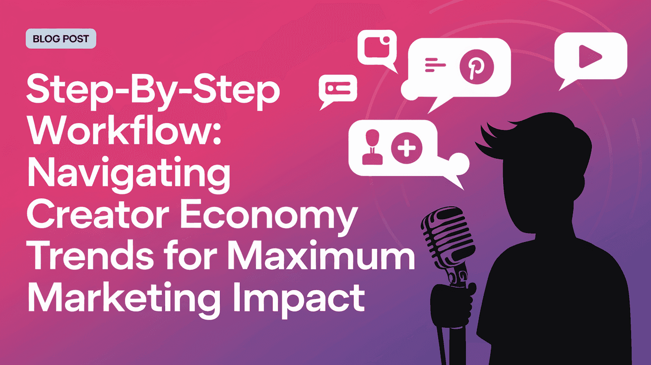 Step-by-Step Workflow: Navigating Creator Economy Trends for Maximum Marketing Impact