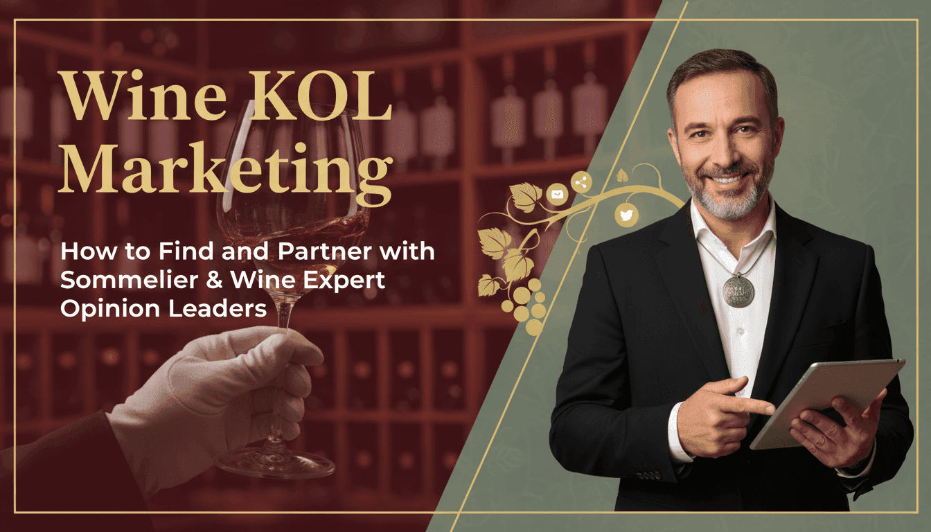 Wine KOL Marketing: How to Find and Partner with Sommelier & Wine Expert Opinion Leaders