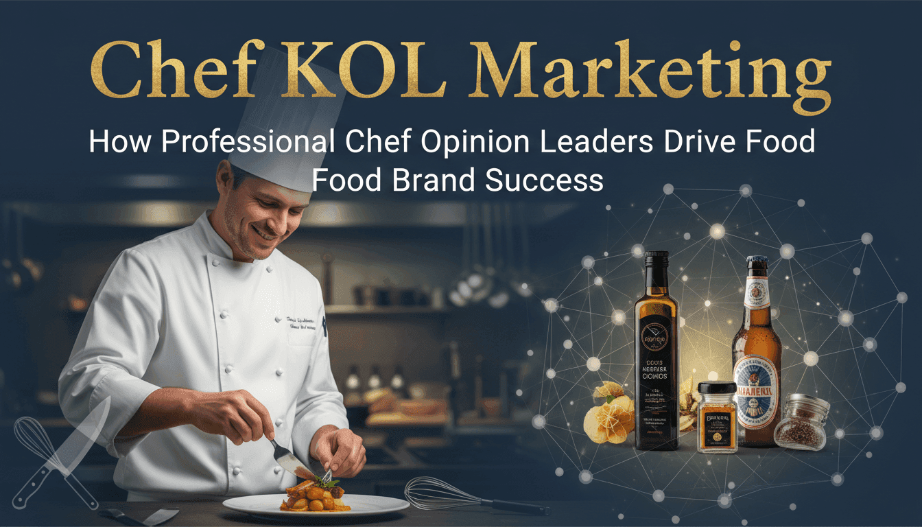 Chef KOL Marketing: How Professional Chef Opinion Leaders Drive Food Brand Success