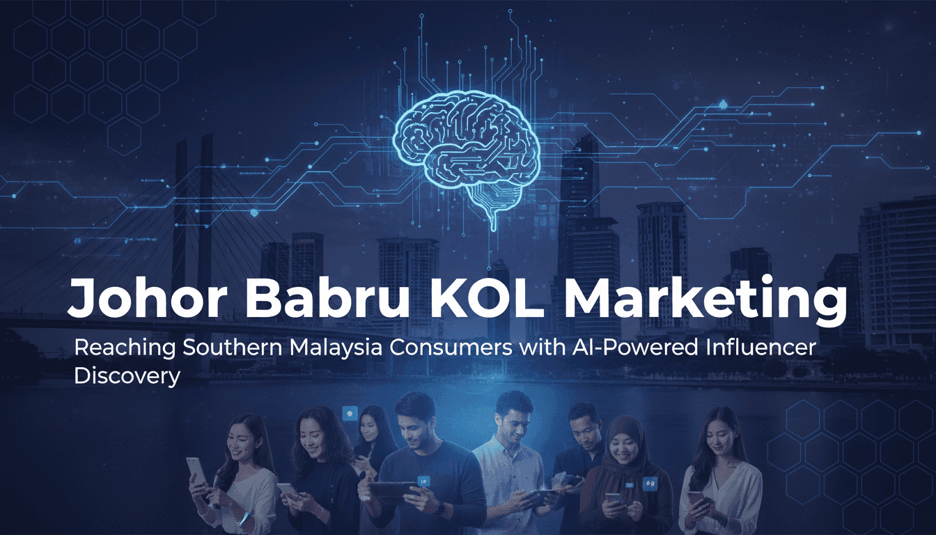 Johor Bahru KOL Marketing: Reaching Southern Malaysia Consumers with AI-Powered Influencer Discovery