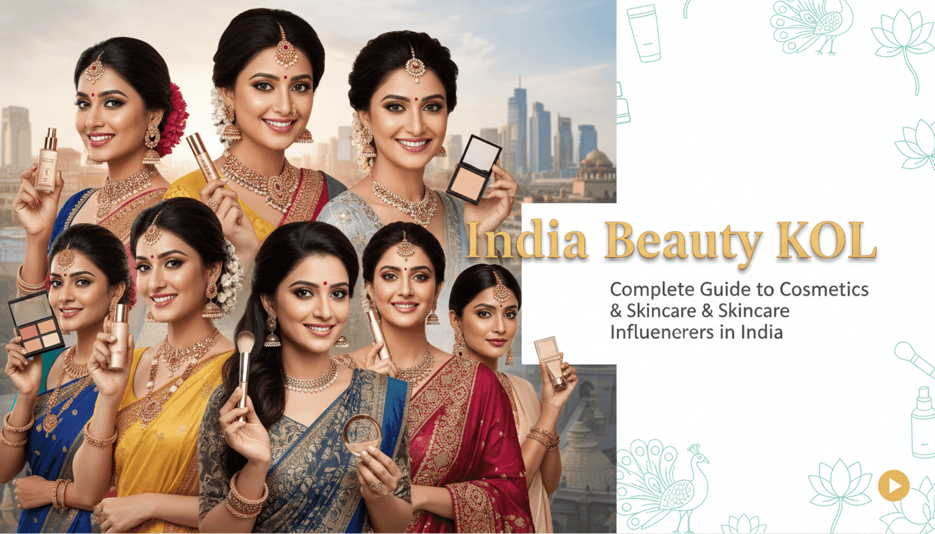 India Beauty KOL: Complete Guide to Cosmetics & Skincare Influencers in India