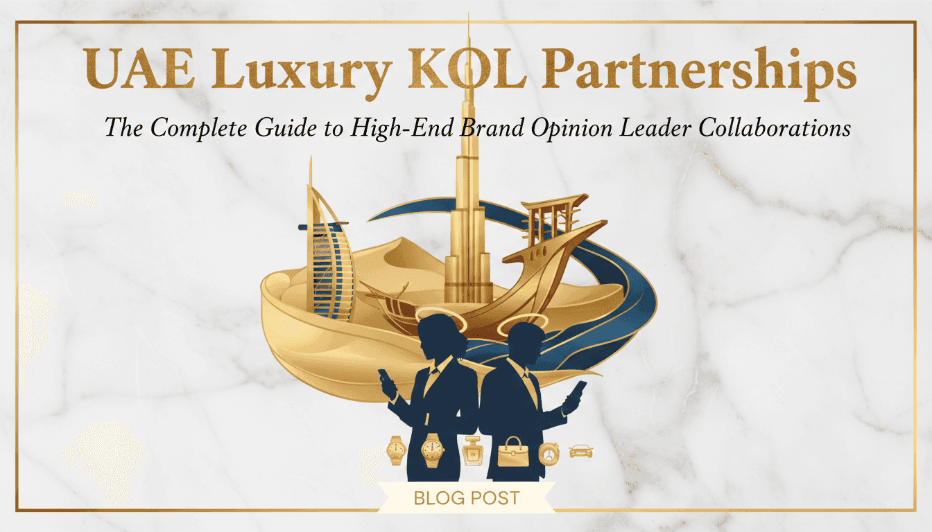 UAE Luxury KOL Partnerships: The Complete Guide to High-End Brand Opinion Leader Collaborations