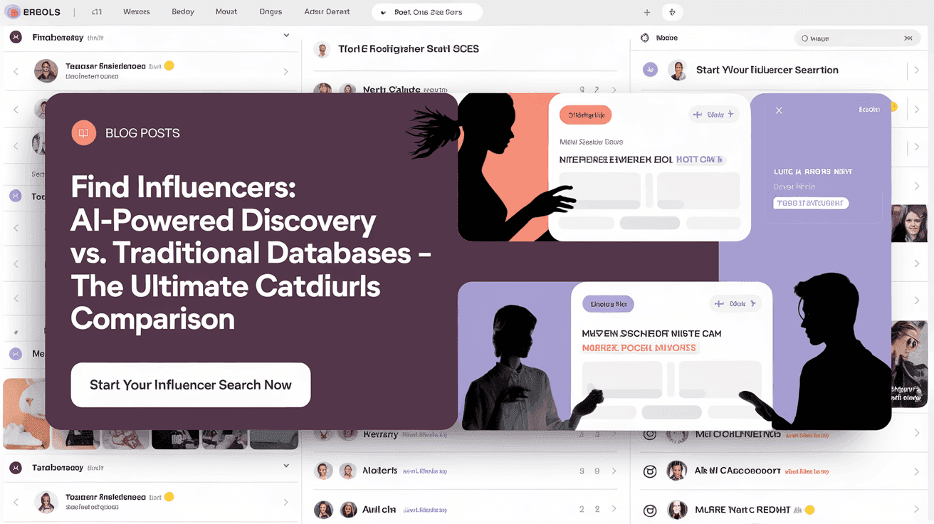 Find Influencers: AI-Powered Discovery vs. Traditional Databases - The Ultimate Comparison