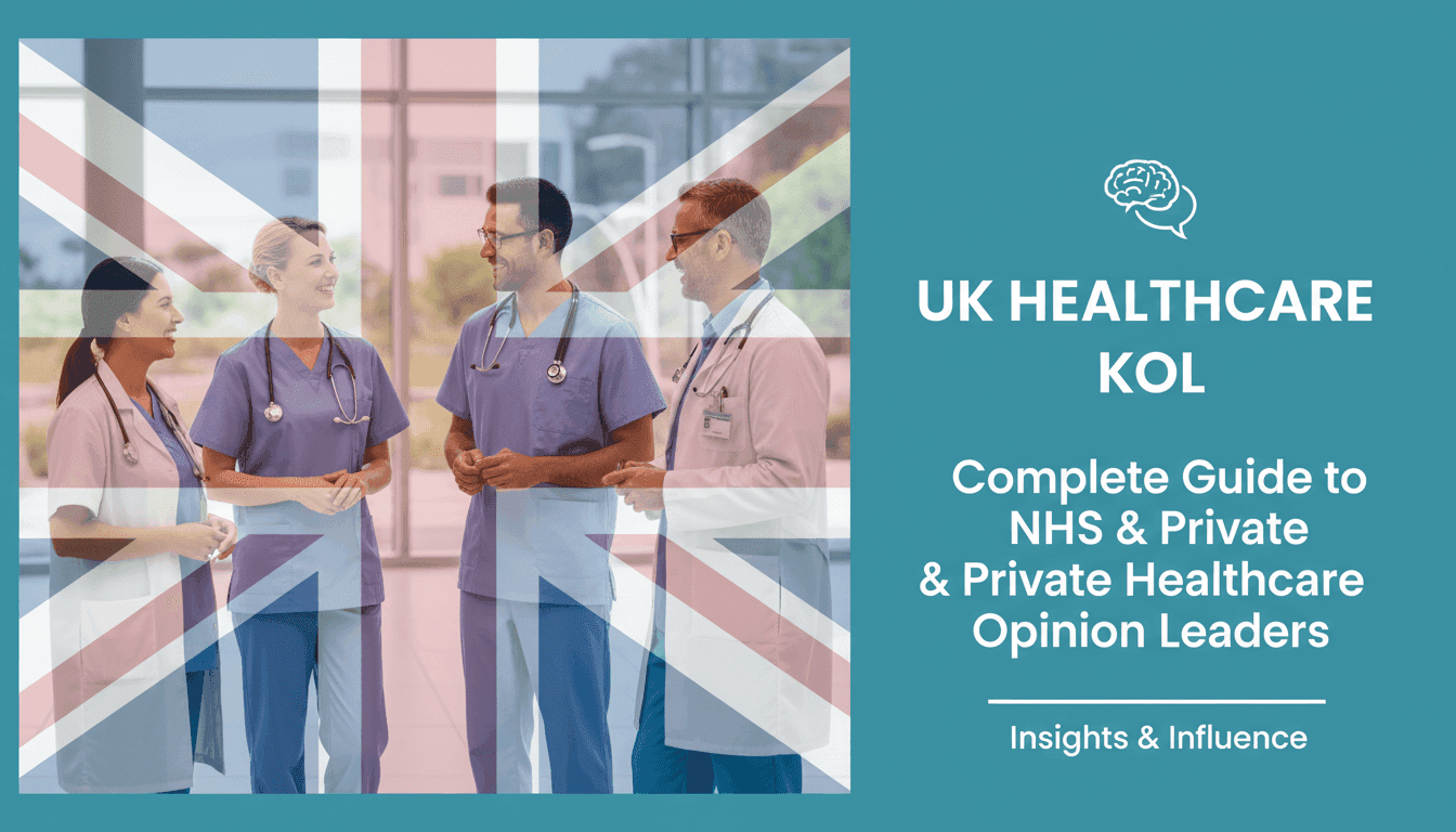 UK Healthcare KOL: Complete Guide to NHS & Private Healthcare Opinion Leaders