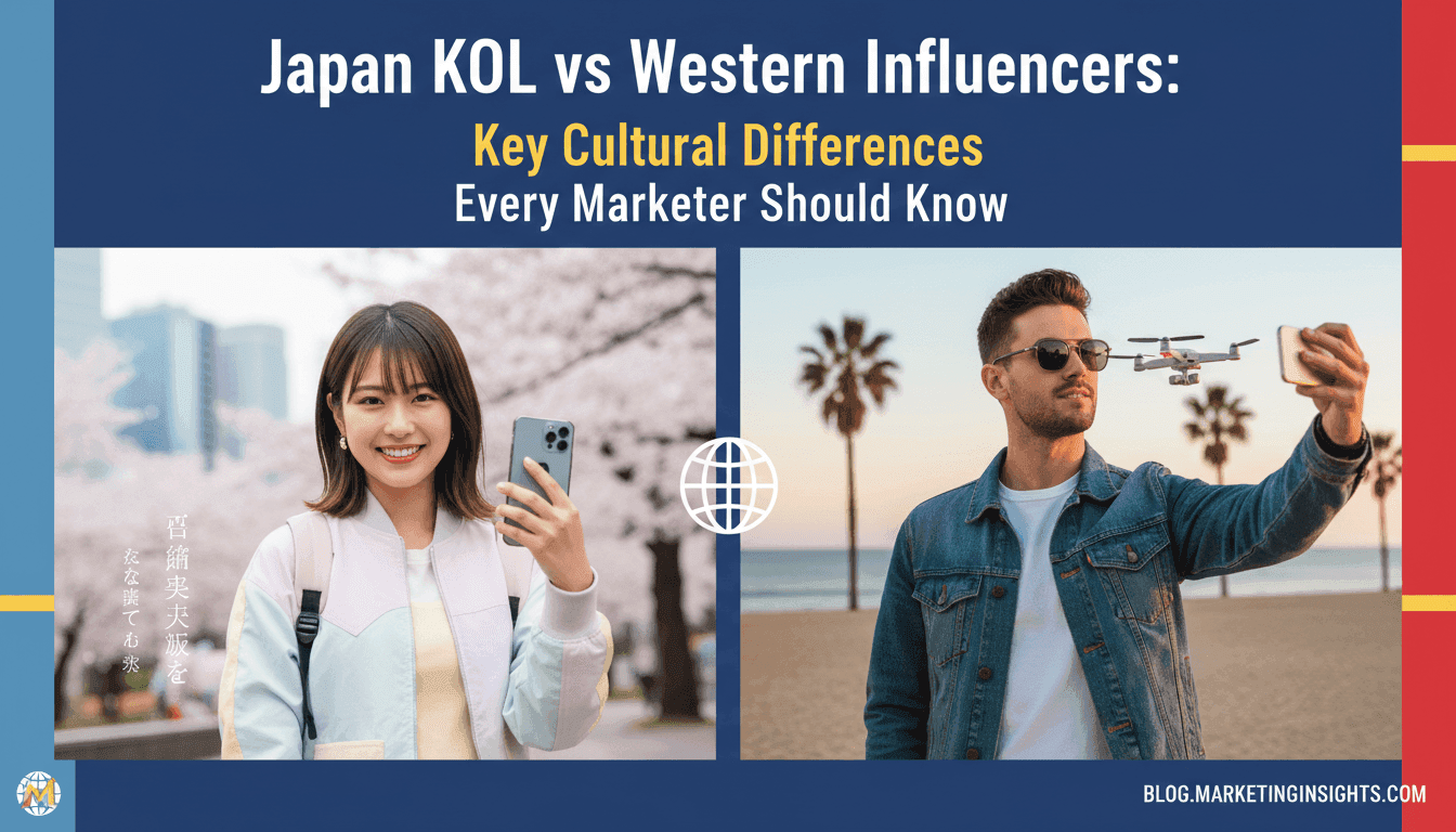 Japan KOL vs Western Influencers: Key Cultural Differences Every Marketer Should Know