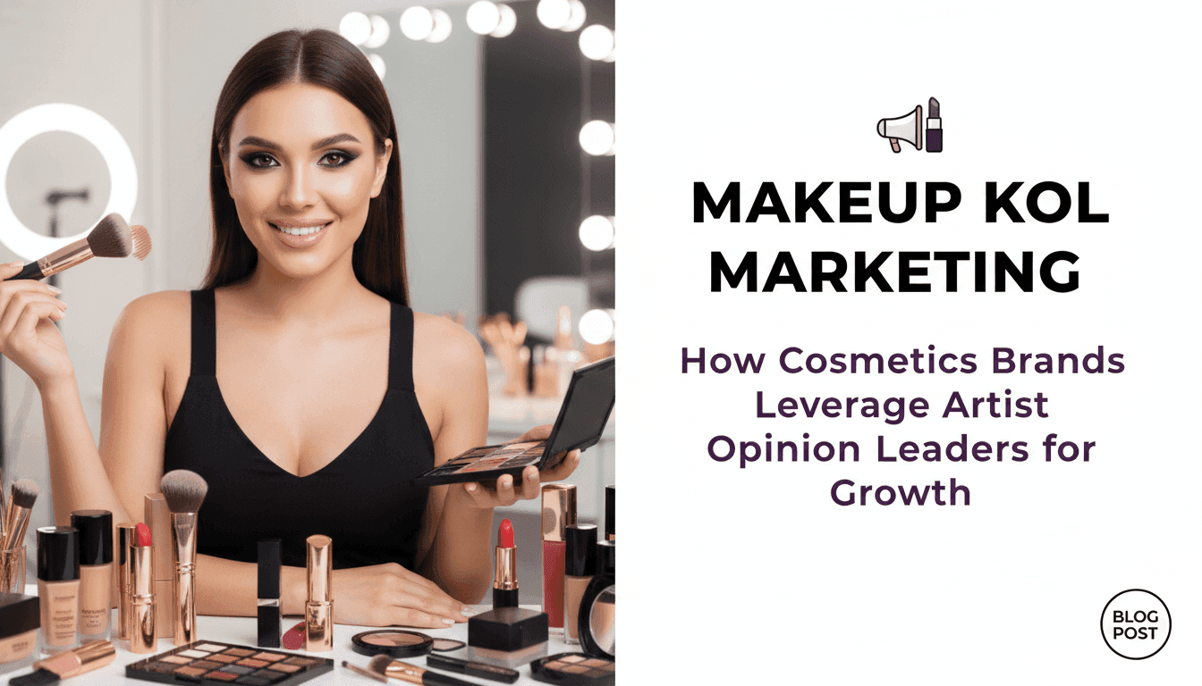 Makeup KOL Marketing: How Cosmetics Brands Leverage Artist Opinion Leaders for Growth