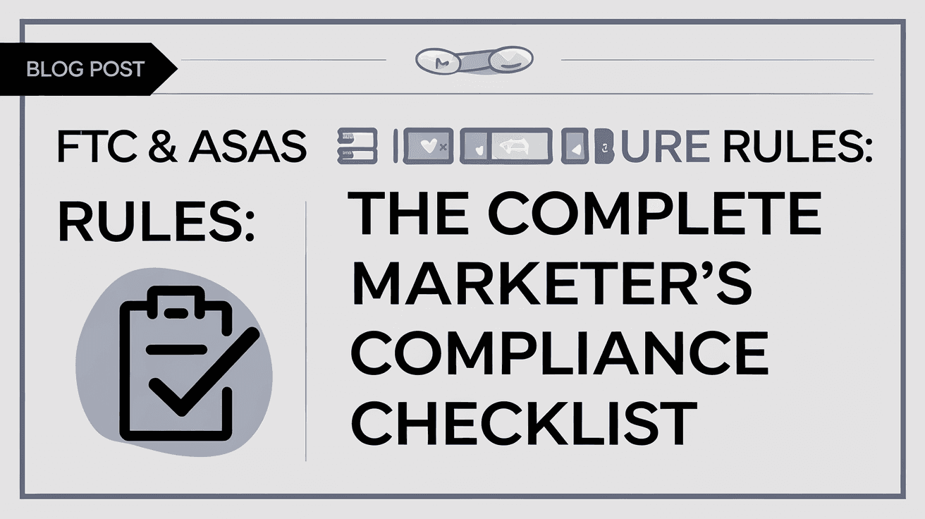 FTC & ASAS Disclosure Rules: The Complete Marketer's Compliance Checklist