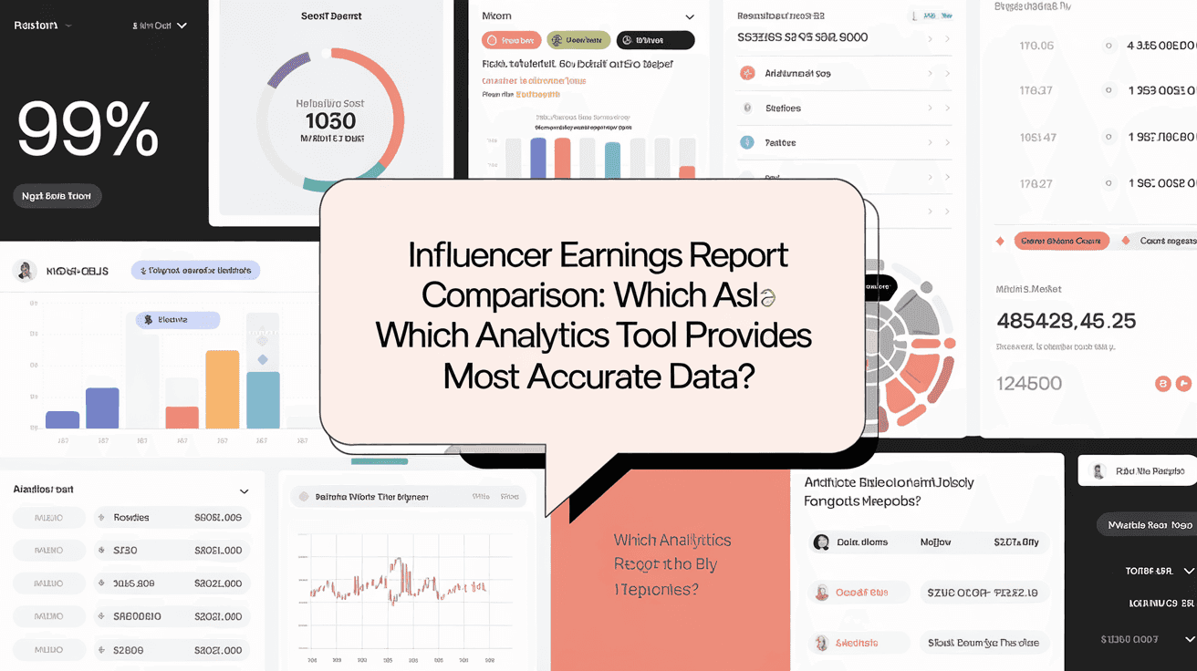 Influencer Earnings Report Comparison: Which Analytics Tool Provides the Most Accurate Data?