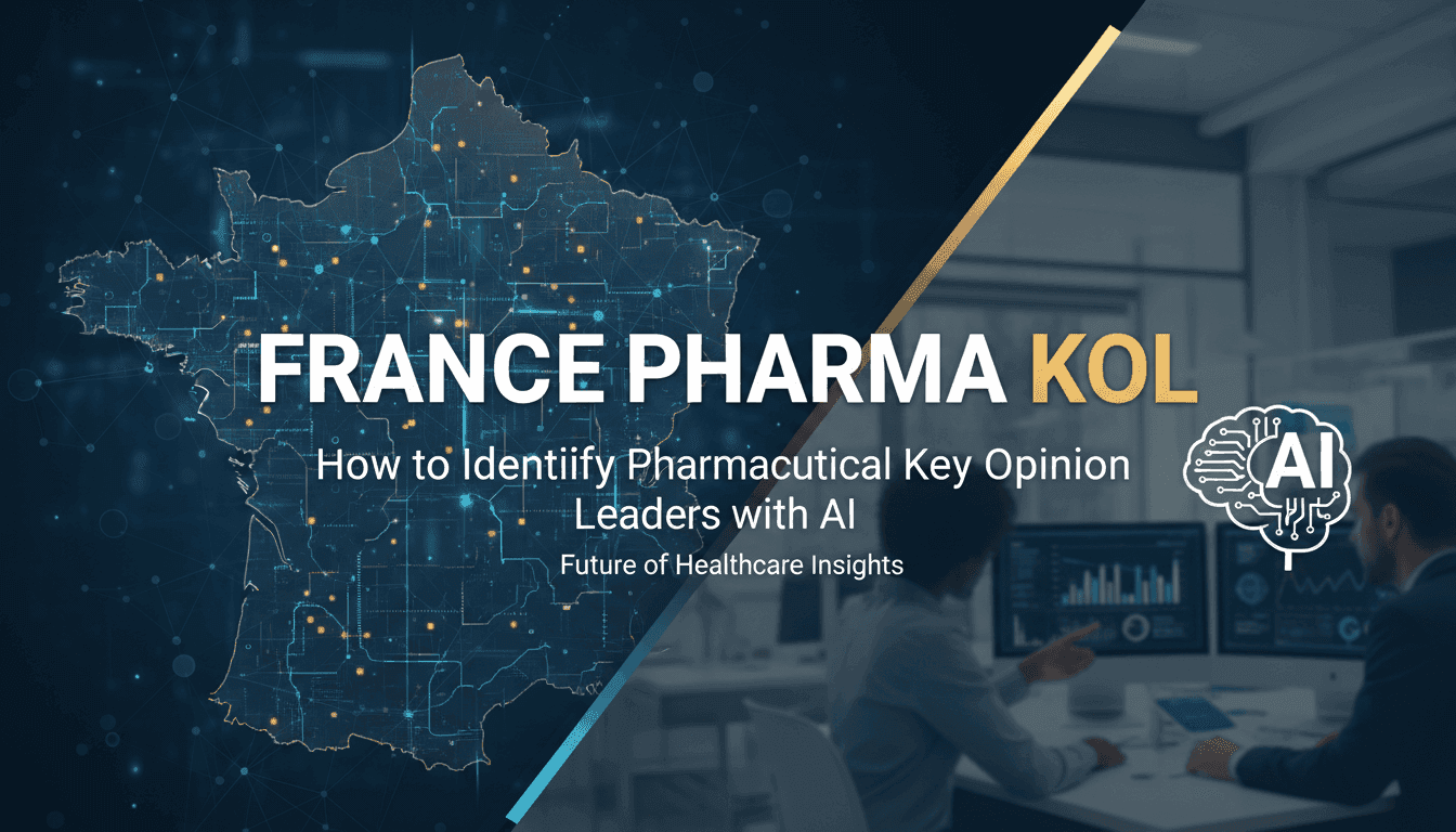 France Pharma KOL: How to Identify Pharmaceutical Key Opinion Leaders with AI