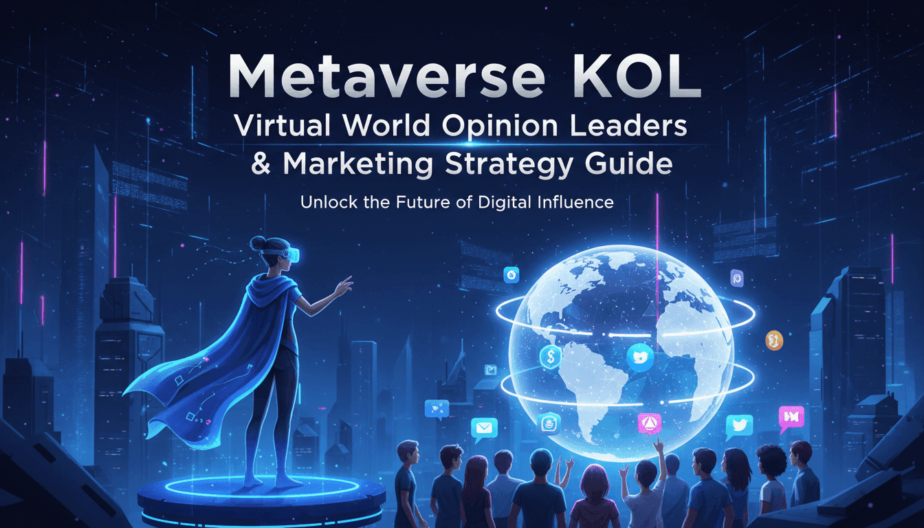 Metaverse KOL: Virtual World Opinion Leaders & Marketing Strategy Guide