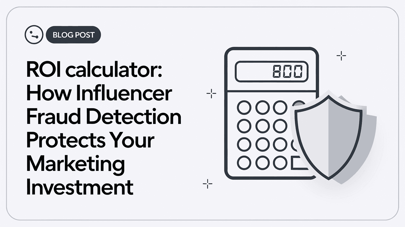 ROI Calculator: How Influencer Fraud Detection Protects Your Marketing Investment