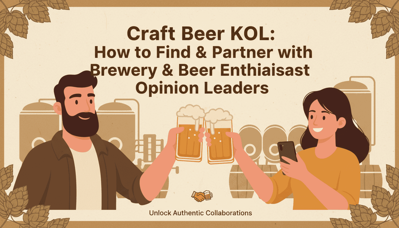 Craft Beer KOL: How to Find & Partner with Brewery & Beer Enthusiast Opinion Leaders