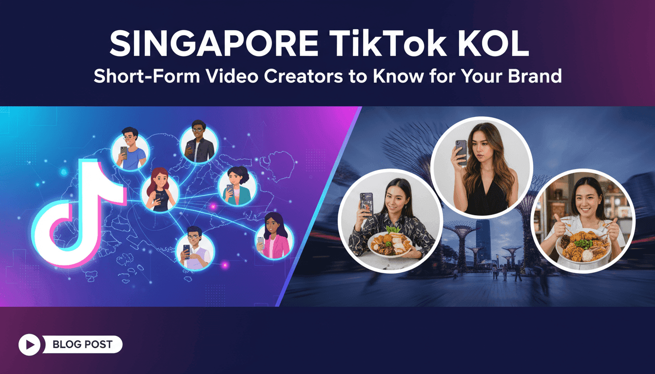 Singapore TikTok KOL: Short-Form Video Creators to Know for Your Brand