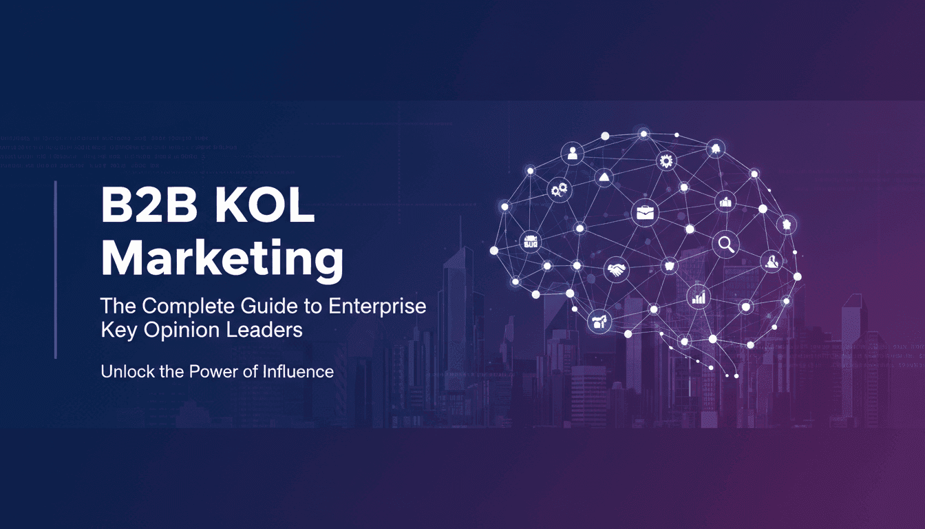 B2B KOL Marketing: The Complete Guide to Enterprise Key Opinion Leaders