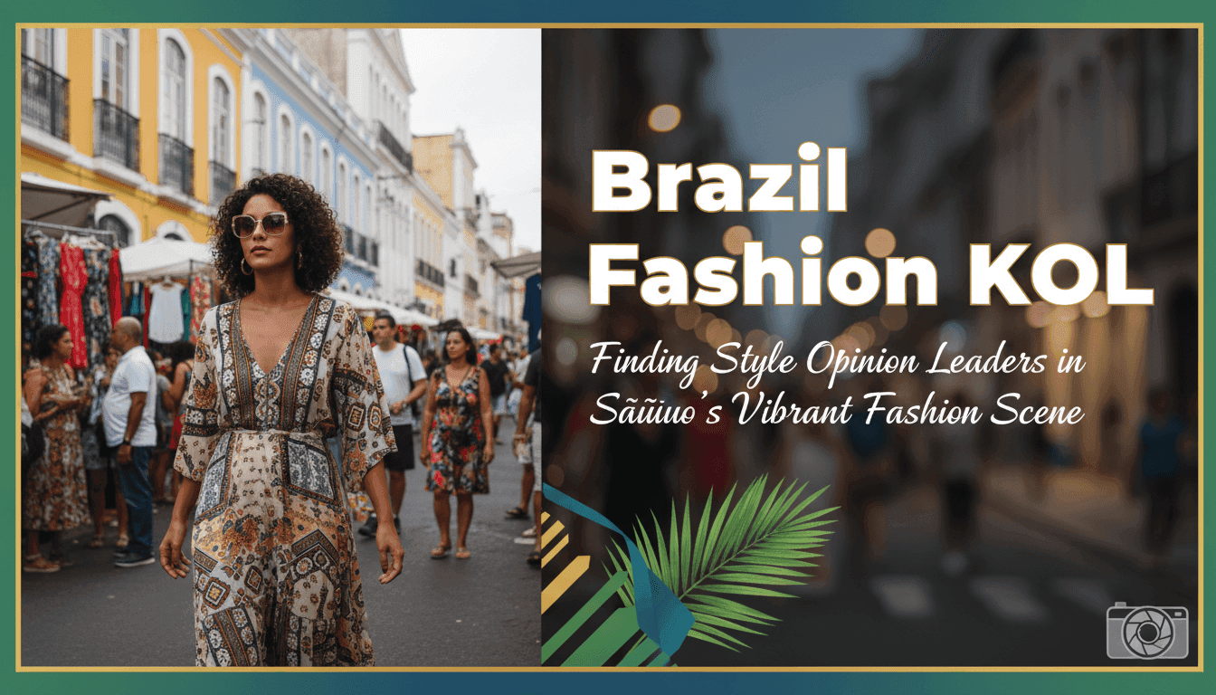 Brazil Fashion KOL: Finding Style Opinion Leaders in São Paulo's Vibrant Fashion Scene