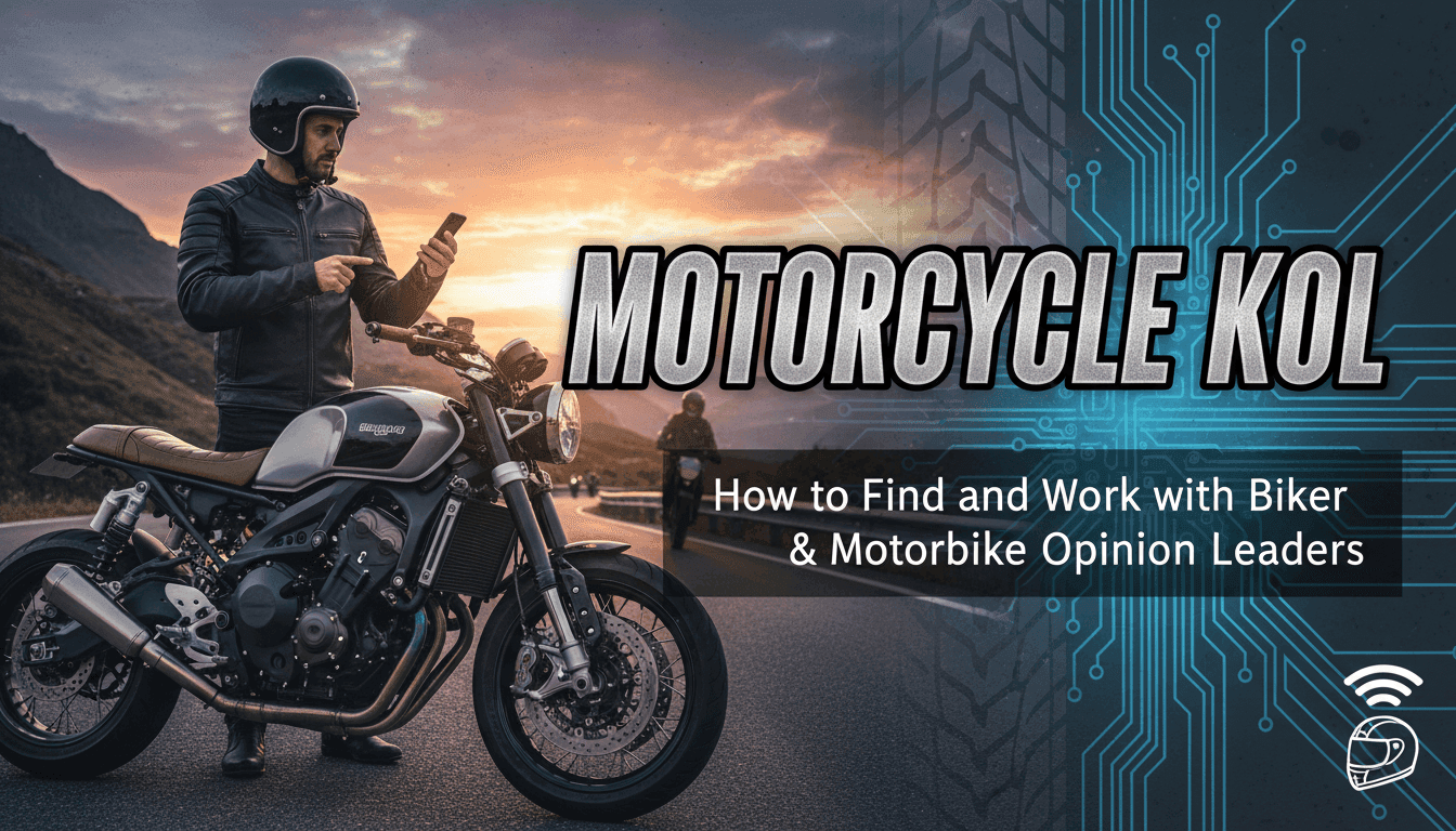 Motorcycle KOL: How to Find and Work with Biker & Motorbike Opinion Leaders