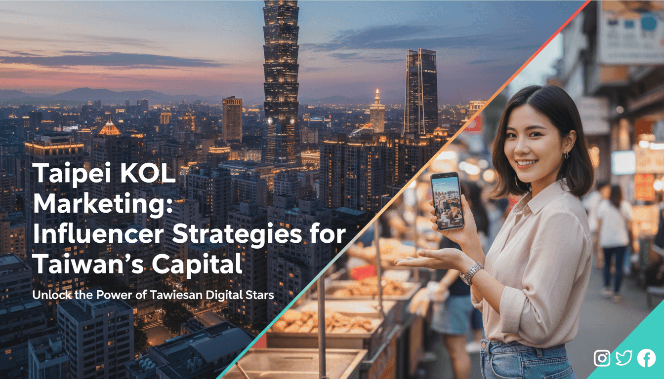 Taipei KOL Marketing: Influencer Strategies for Taiwan's Capital