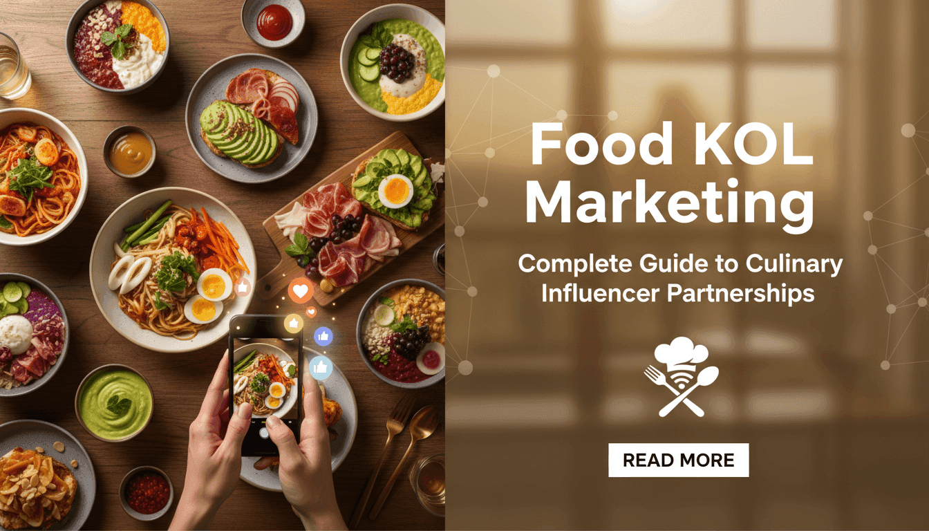 Food KOL Marketing: Complete Guide to Culinary Influencer Partnerships