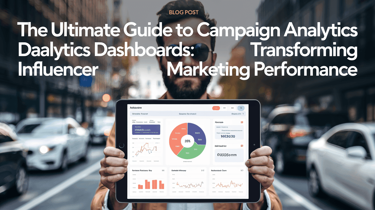 The Ultimate Guide to Campaign Analytics Dashboards: Transforming Influencer Marketing Performance