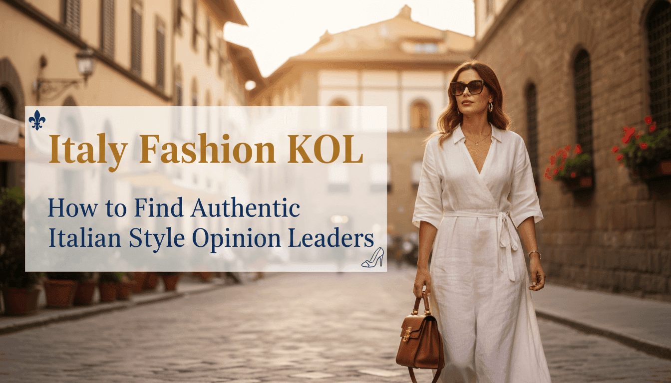 Italy Fashion KOL: How to Find Authentic Italian Style Opinion Leaders