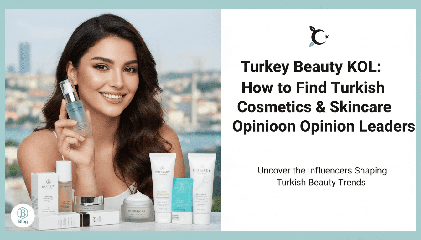 Turkey Beauty KOL: How to Find Turkish Cosmetics & Skincare Opinion Leaders