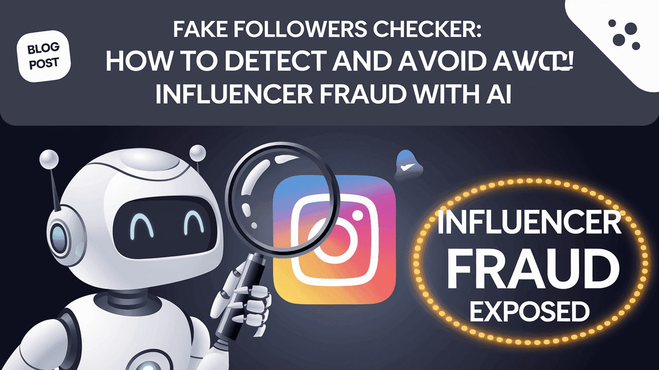Fake Followers Checker: How to Detect and Avoid Influencer Fraud with AI