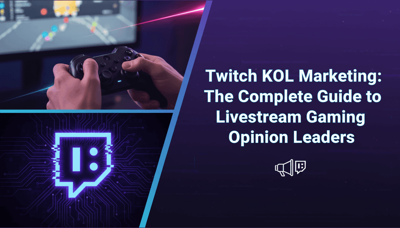 Twitch KOL Marketing: The Complete Guide to Livestream Gaming Opinion Leaders