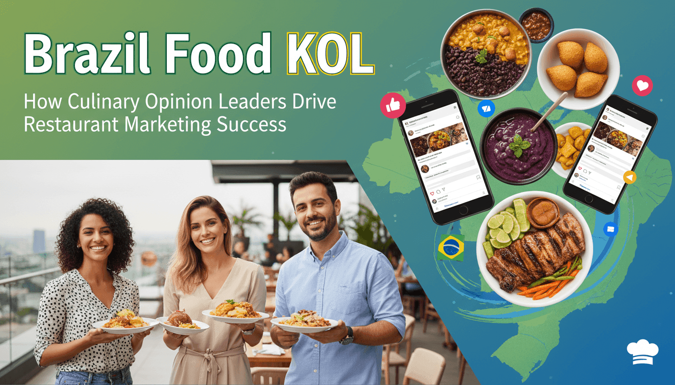 Brazil Food KOL: How Culinary Opinion Leaders Drive Restaurant Marketing Success