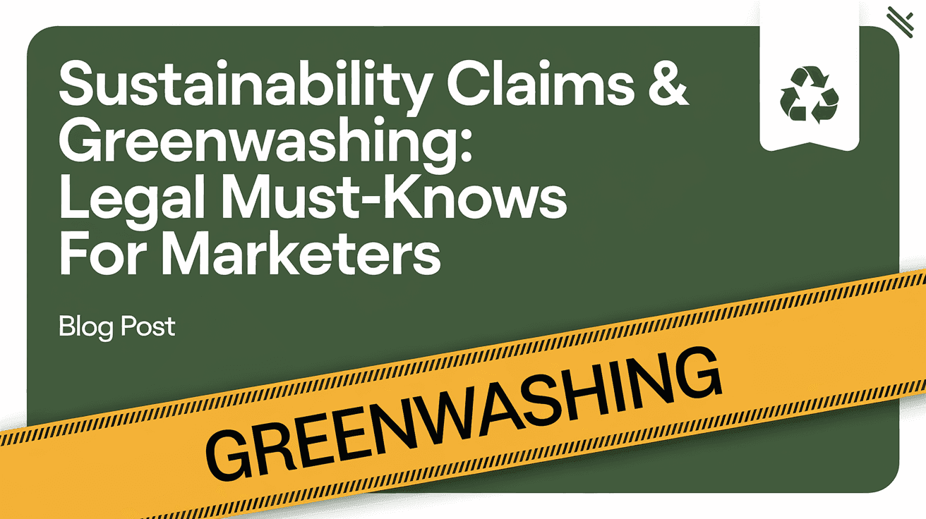 Sustainability Claims & Greenwashing: Legal Must-Knows for Marketers