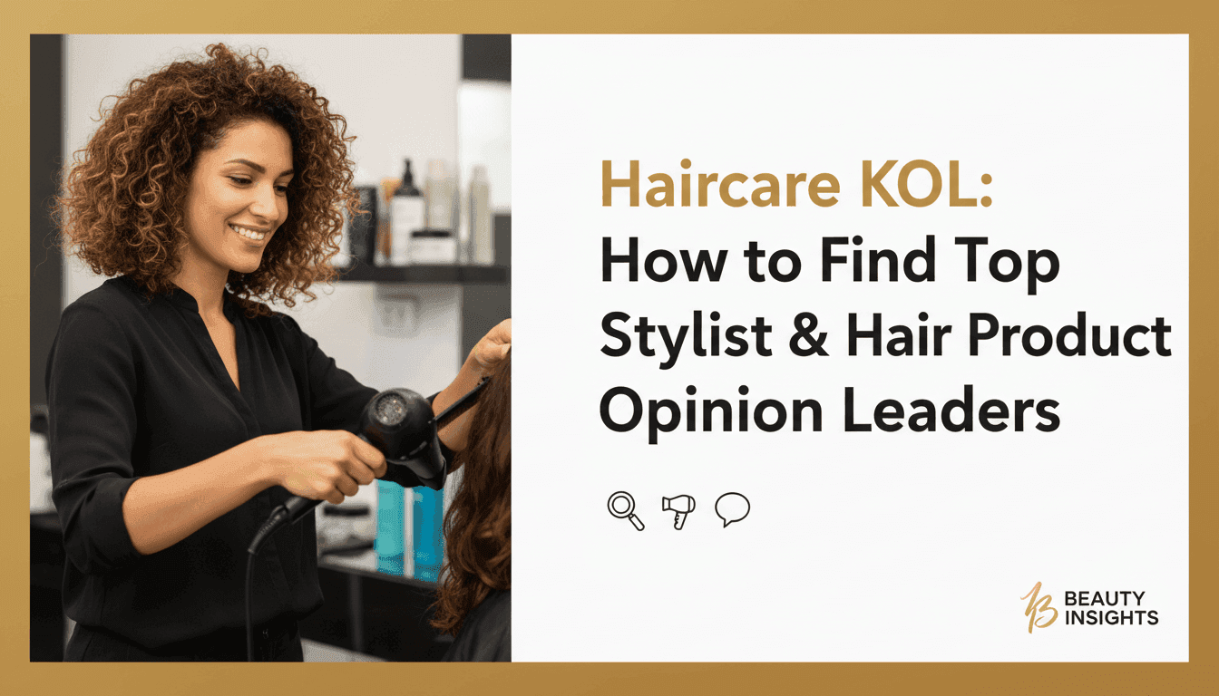 Haircare KOL: How to Find Top Stylist & Hair Product Opinion Leaders