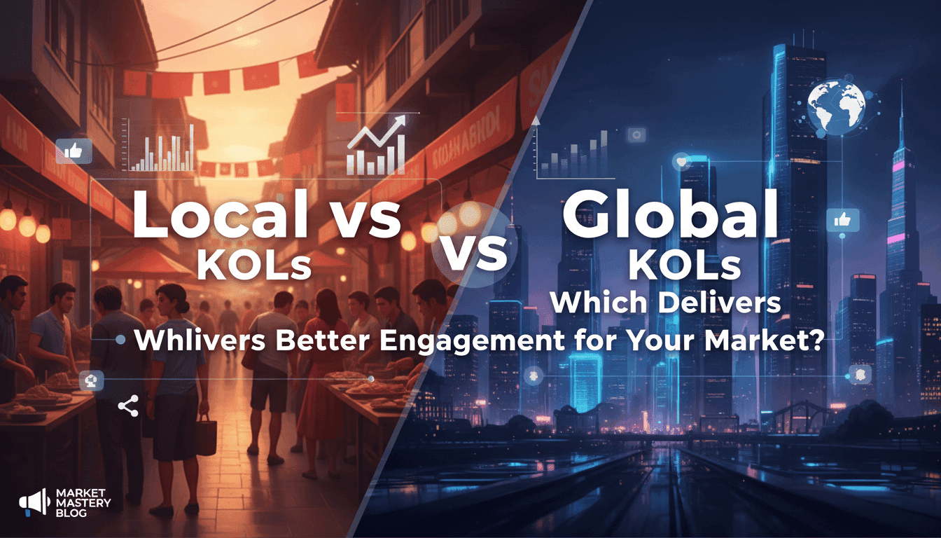 Local vs Global KOLs: Which Delivers Better Engagement for Your Market?