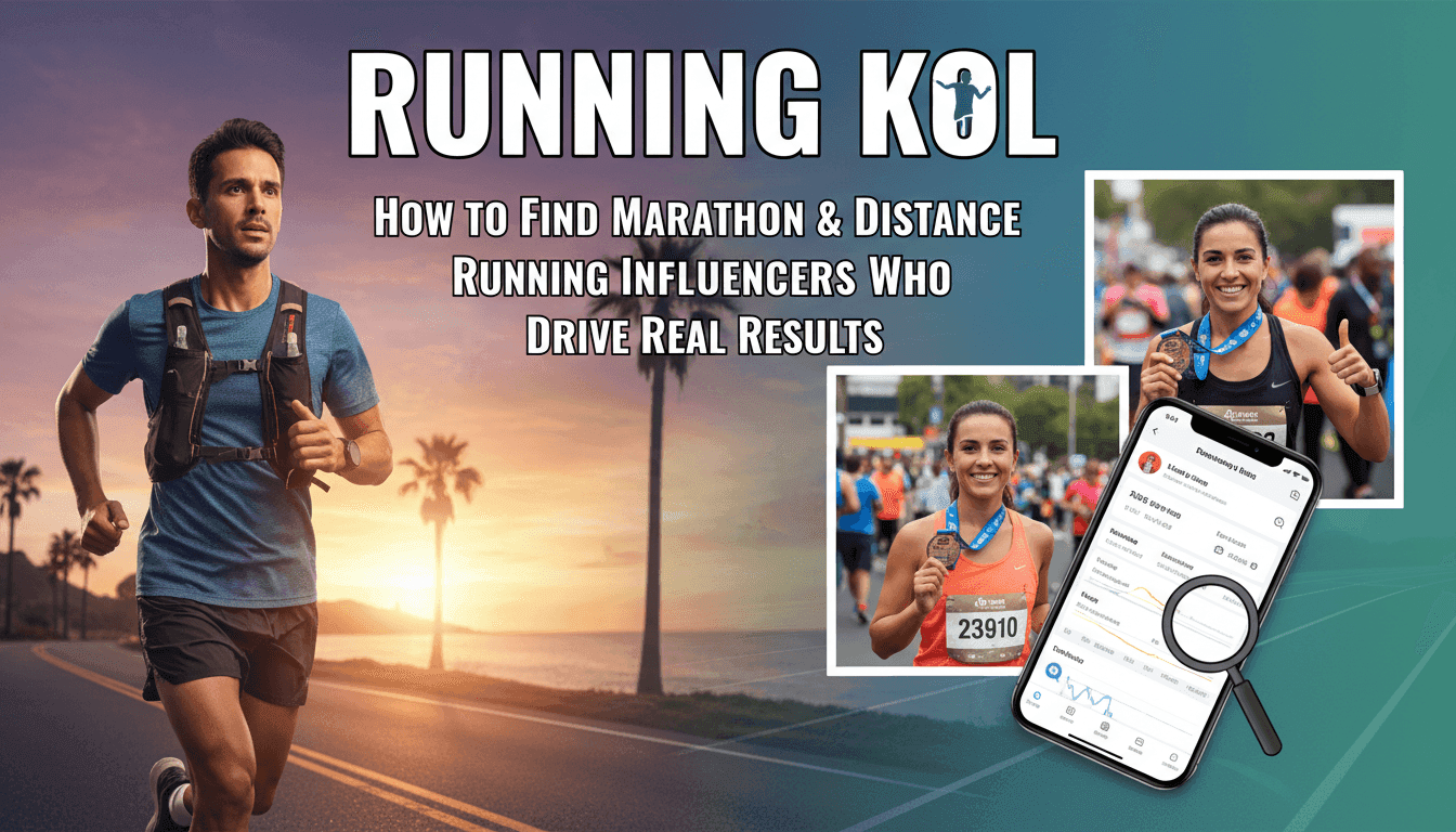 Running KOL: How to Find Marathon & Distance Running Influencers Who Drive Real Results