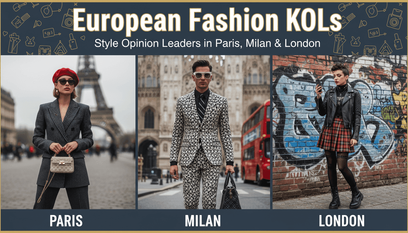 European Fashion KOLs: Style Opinion Leaders in Paris, Milan & London
