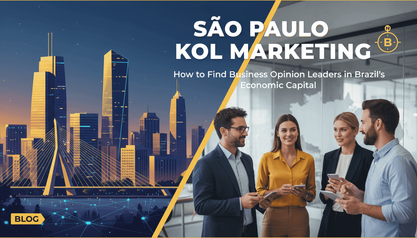 São Paulo KOL Marketing: How to Find Business Opinion Leaders in Brazil's Economic Capital