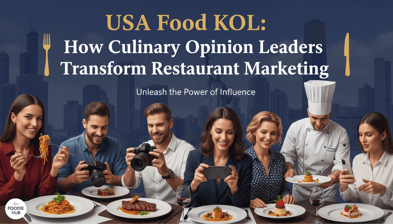 USA Food KOL: How Culinary Opinion Leaders Transform Restaurant Marketing