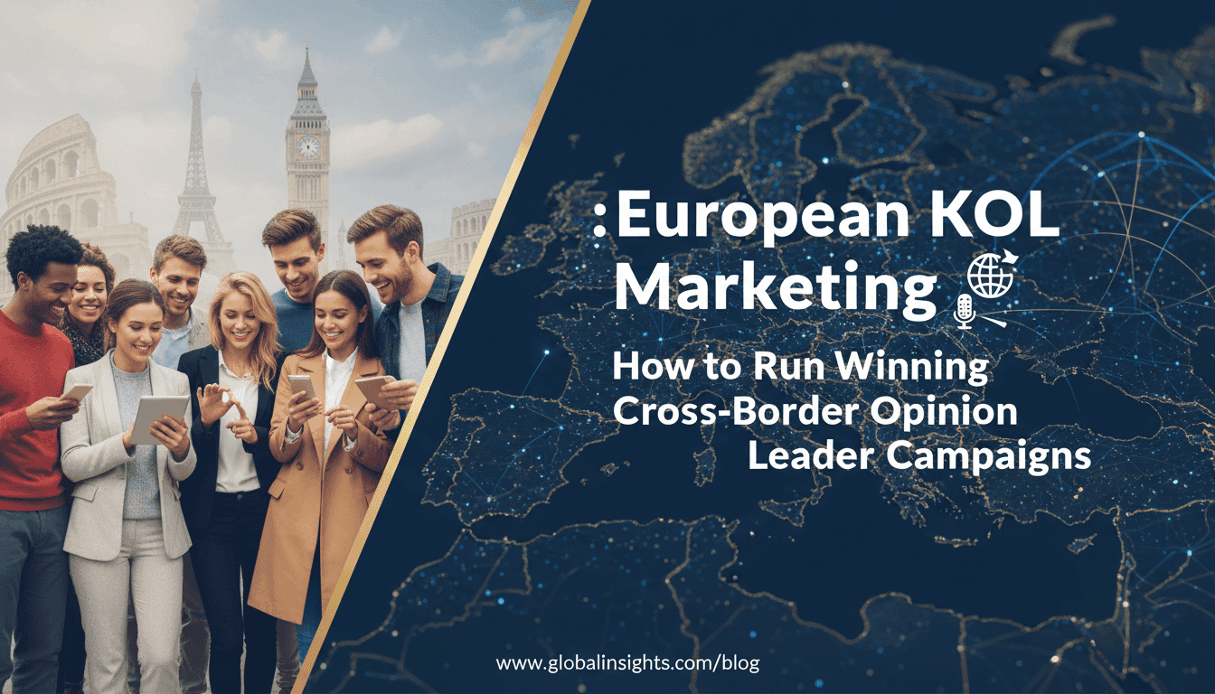European KOL Marketing: How to Run Winning Cross-Border Opinion Leader Campaigns
